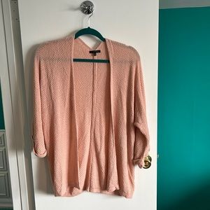Slouchy blush cardigan